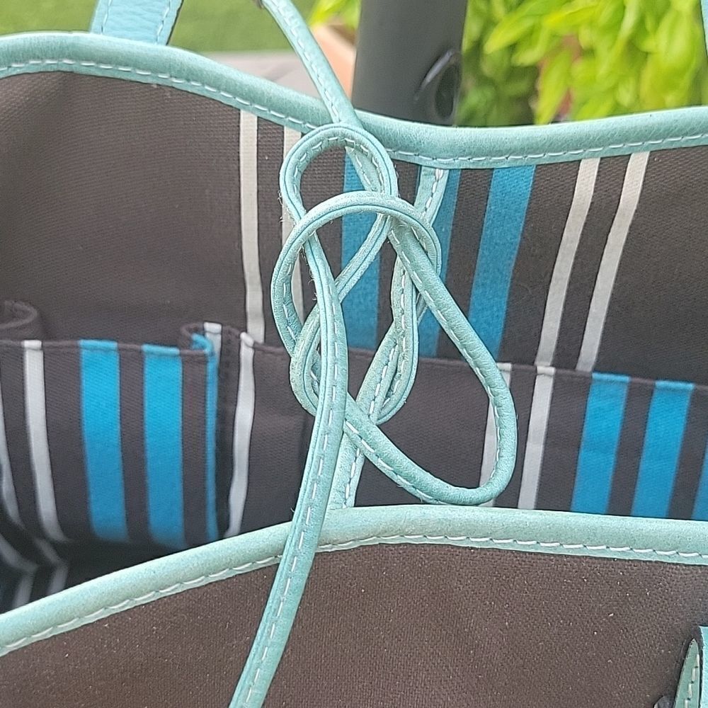 Kate spade brown canvas tote - Picture 3 of 8